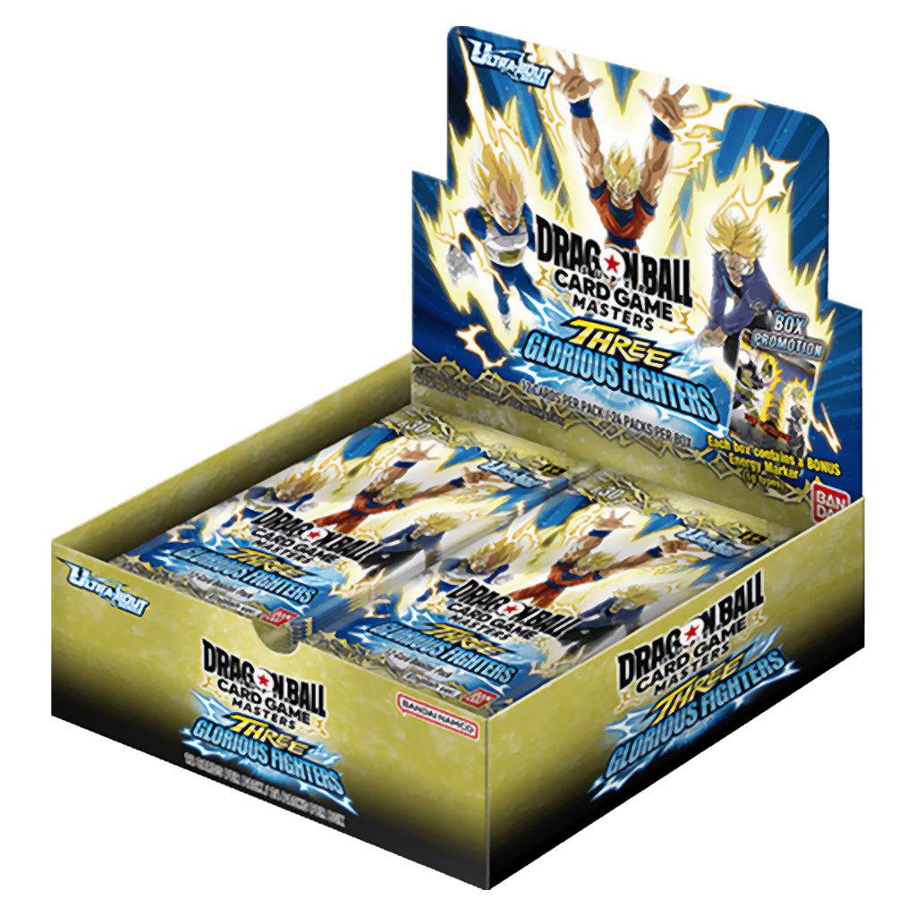 Dragon Ball Super CG Masters - Ultra-Bout Series Set 03 - Three Glorious Fighters - (B30) - Display Case (12x Booster Boxes)