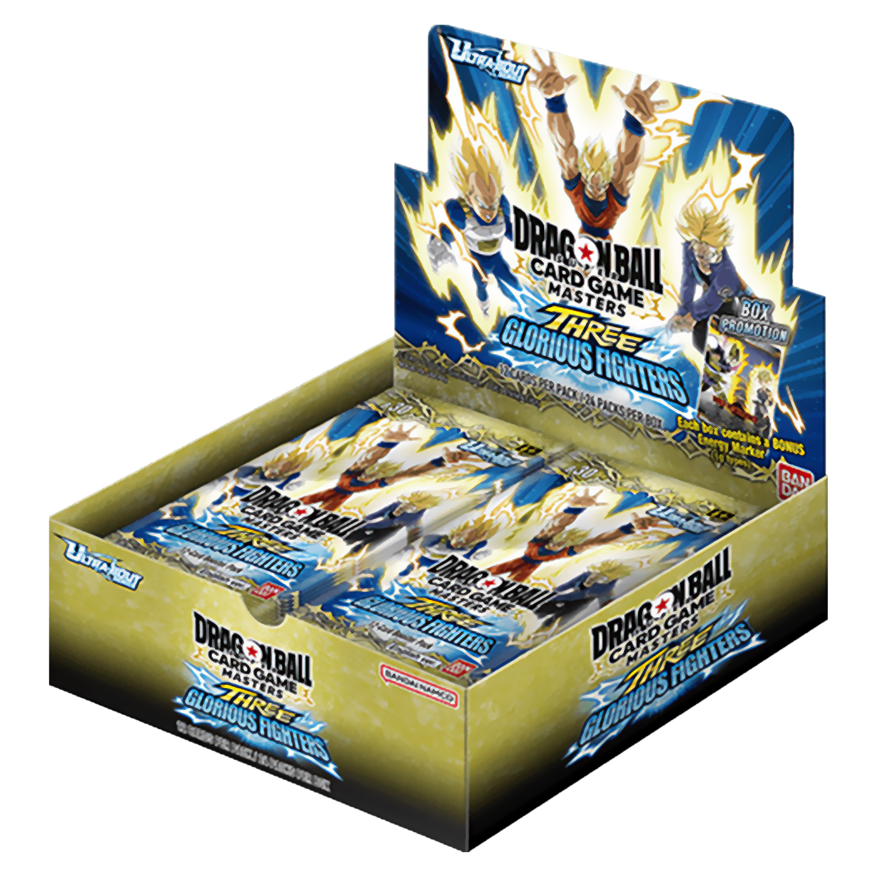 Dragon Ball Super CG Masters - Ultra-Bout Series Set 03 - Three Glorious Fighters - (B30) - Display Case (12x Booster Boxes)
