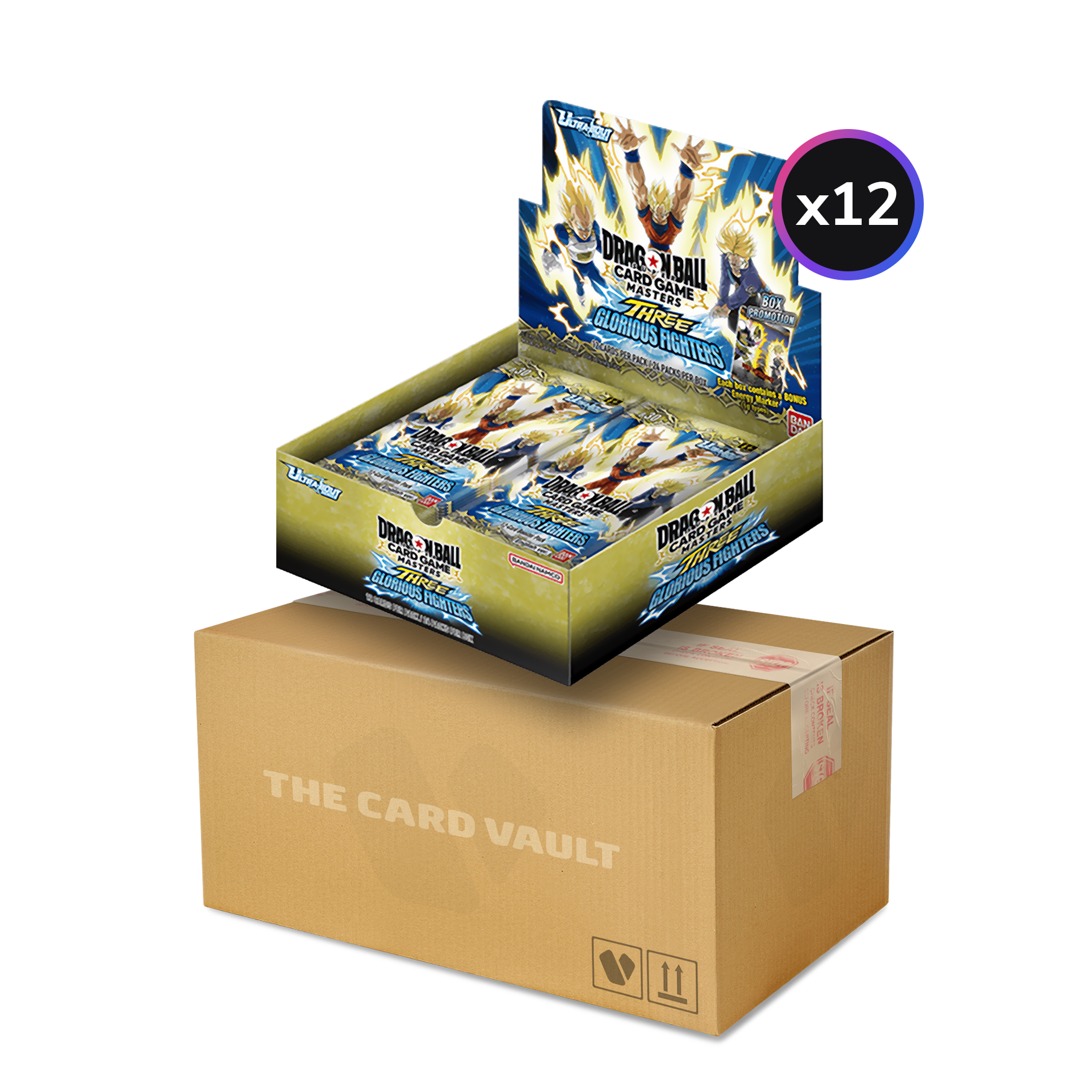 Dragon Ball Super CG Masters - Ultra-Bout Series Set 03 - Three Glorious Fighters - (B30) - Display Case (12x Booster Boxes)