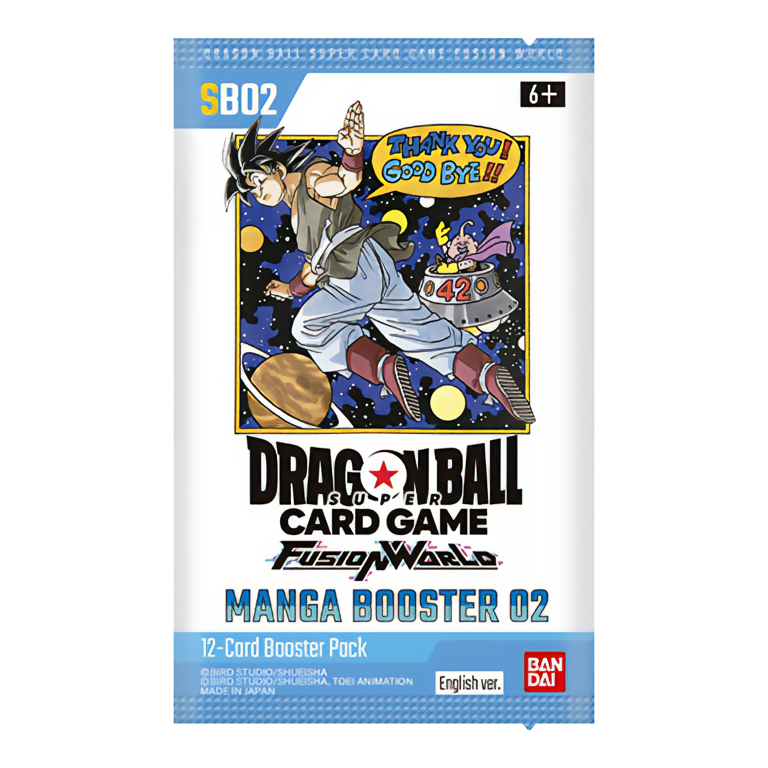 Dragon Ball Super CG Fusion World - Manga Booster (SB02) - Display Case (12x Booster Boxes)