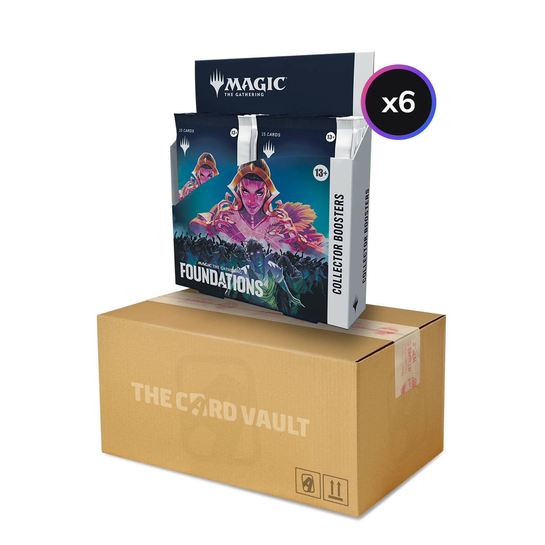 Magic: The Gathering - Foundations - Display Case (6x Collector Boxes)