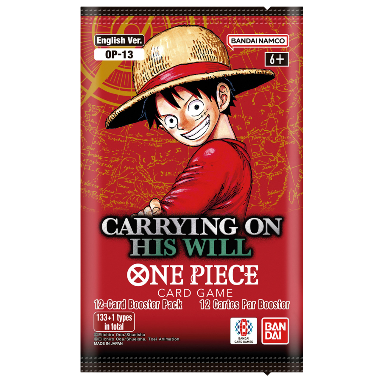 One Piece TCG - Carrying On His Will (OP-13) - Display Case (12x Booster Boxes)